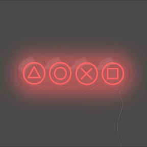 Gaming Shapes Neon Sign