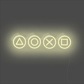 Gaming Shapes Neon Sign