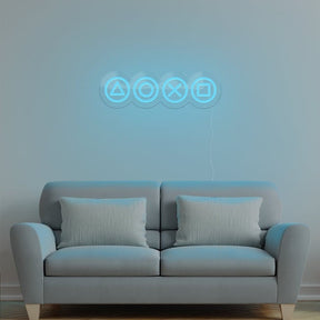 Gaming Shapes Neon Sign