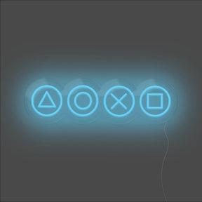 Gaming Shapes Neon Sign