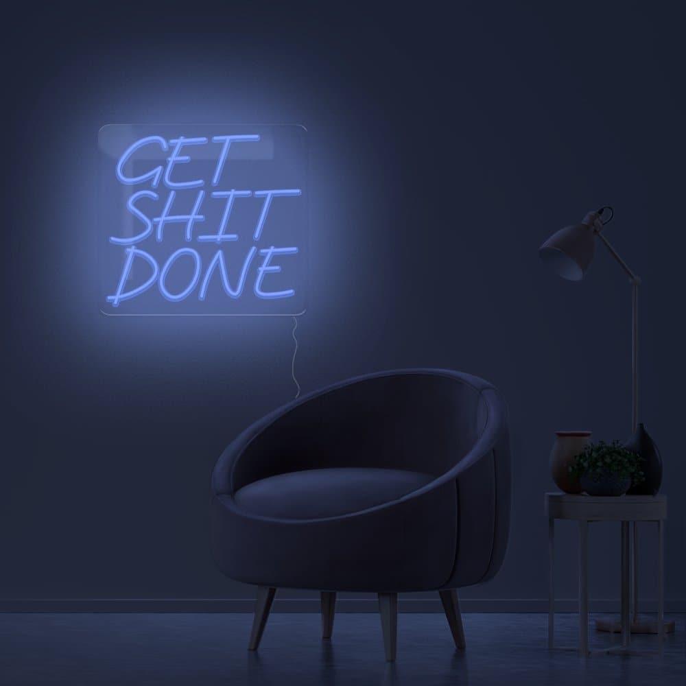 Get Shit Done Neon Sign