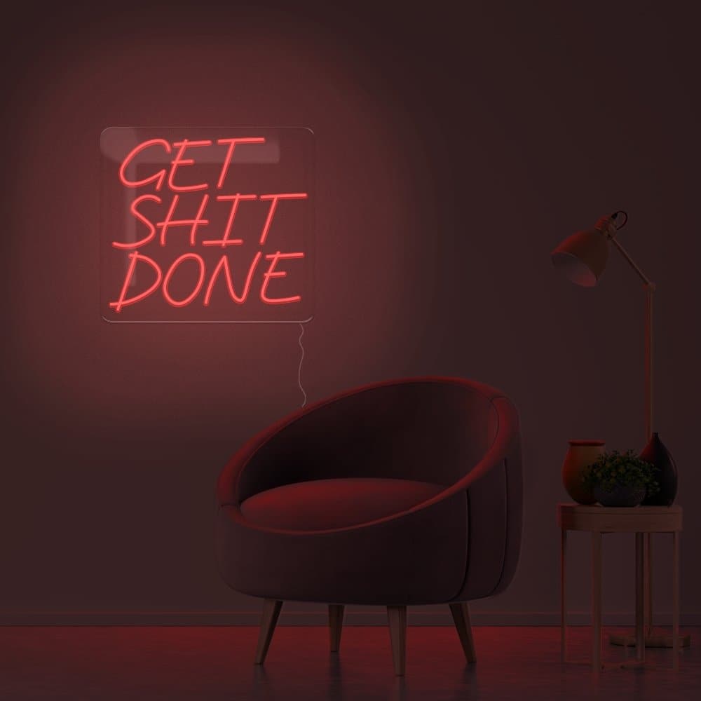 Get Shit Done Neon Sign