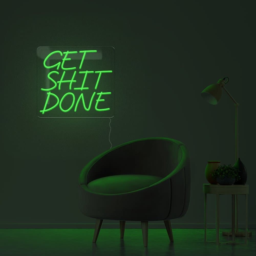 Get Shit Done Neon Sign