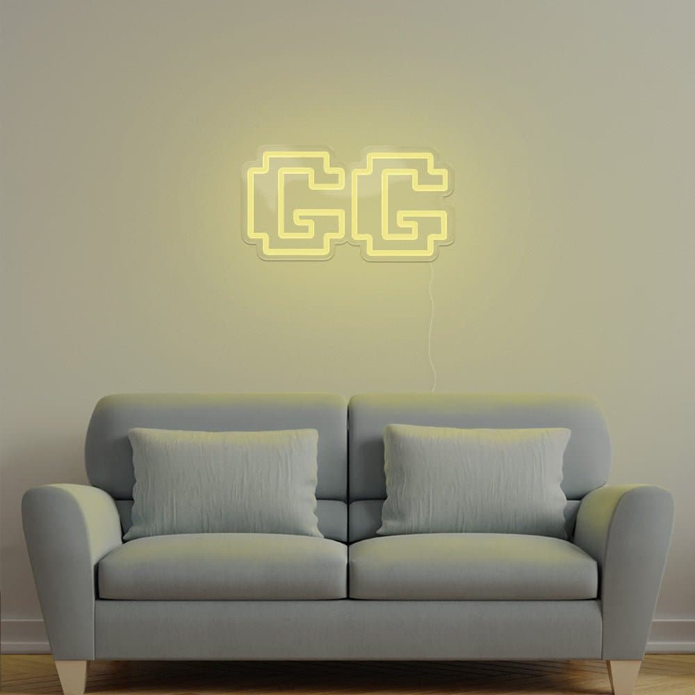 GG Neon Sign