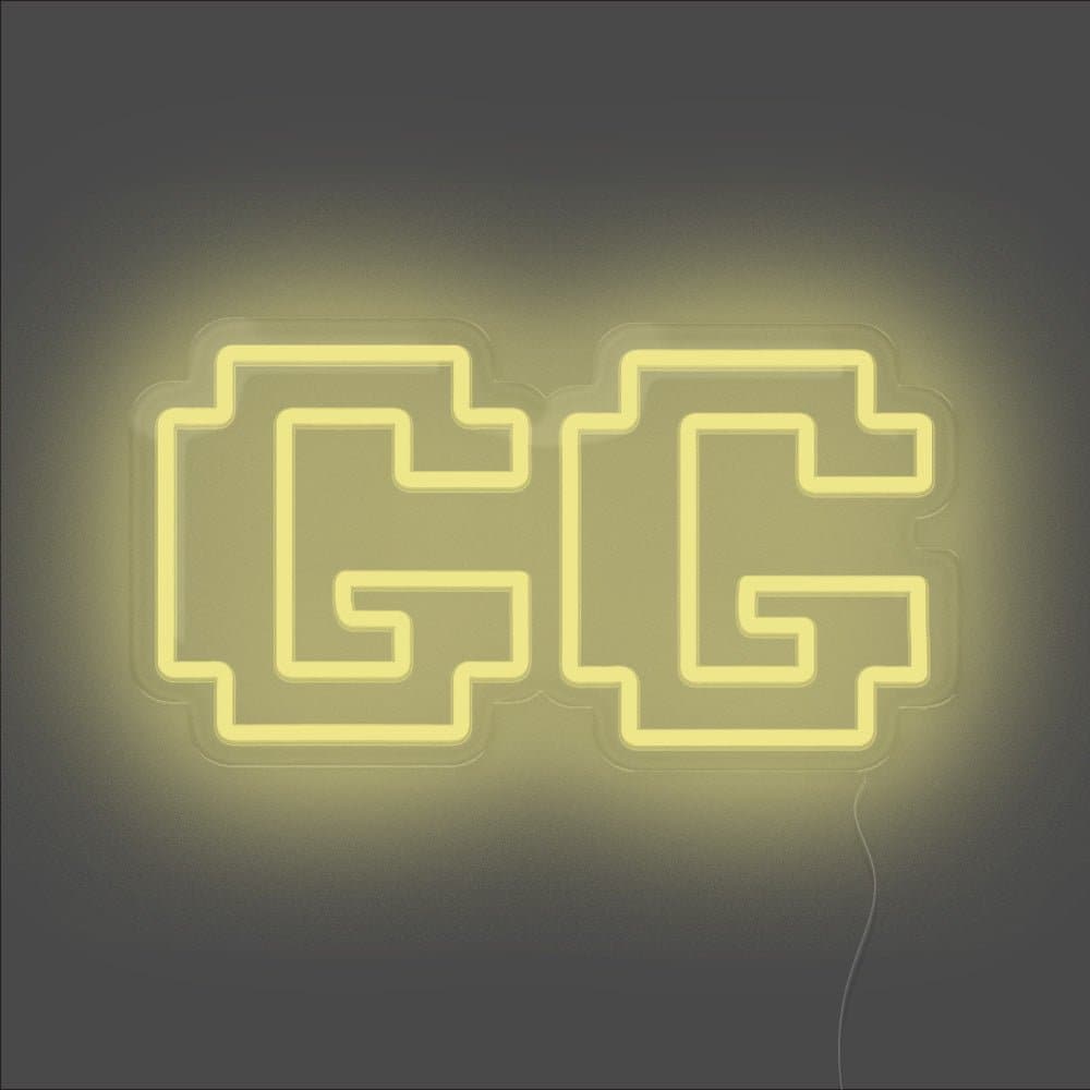 GG Neon Sign - Unrivaled Neon - Lemon Yellow #color_lemon yellow