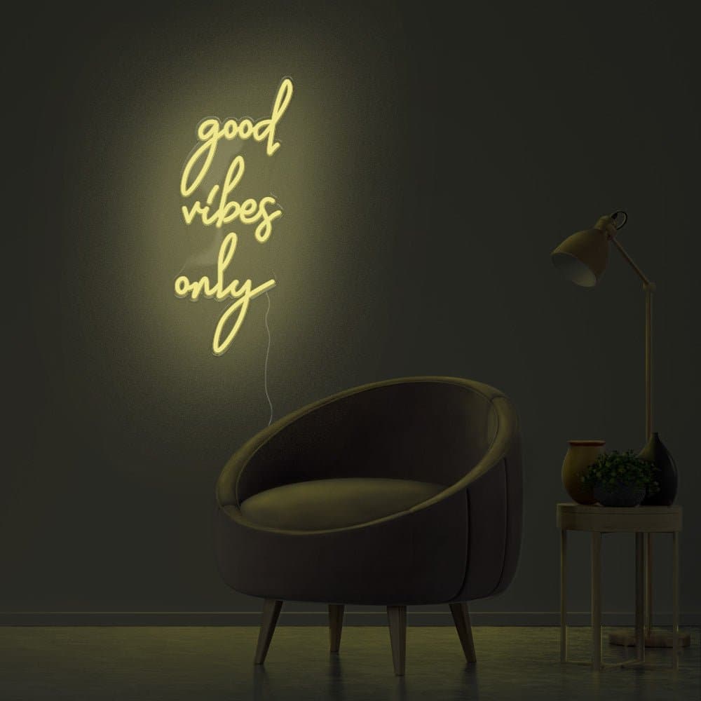 Good Vibes Only Neon Sign