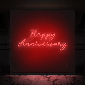 Happy Anniversary Neon Sign