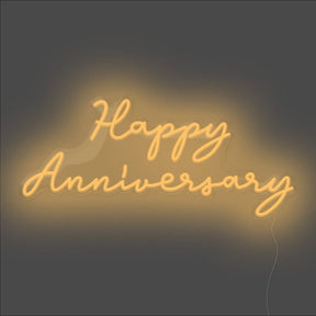 Happy Anniversary Neon Sign