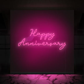 Happy Anniversary Neon Sign