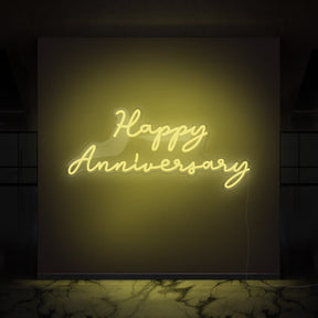 Happy Anniversary Neon Sign