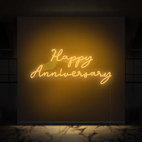 Happy Anniversary Neon Sign