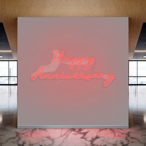 Happy Anniversary Neon Sign