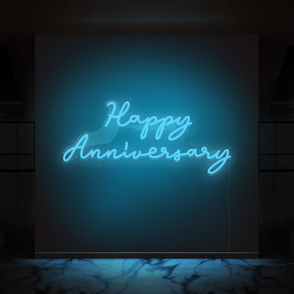 Happy Anniversary Neon Sign