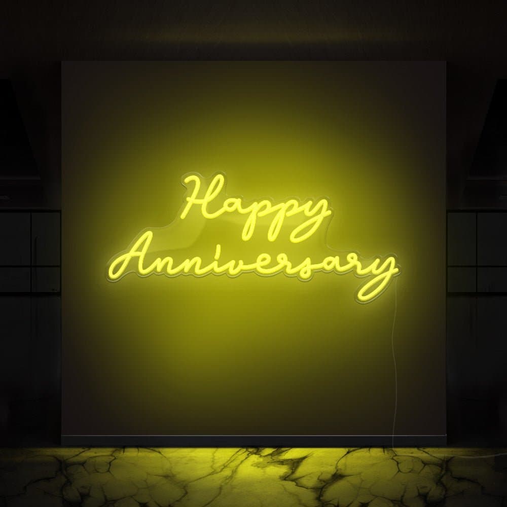 Happy Anniversary Neon Sign