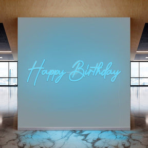 Happy Birthday Celebration Neon Sign