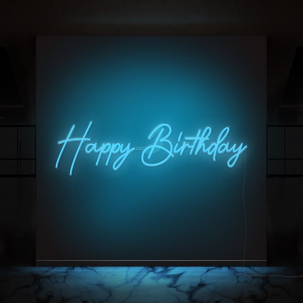 Happy Birthday Celebration Neon Sign