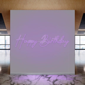 Happy Birthday Celebration Neon Sign