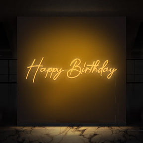 Happy Birthday Celebration Neon Sign