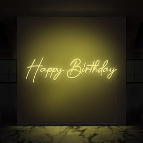 Happy Birthday Celebration Neon Sign