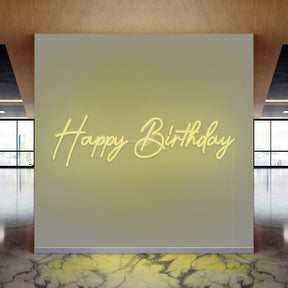 Happy Birthday Celebration Neon Sign