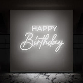 Happy Birthday Neon Sign