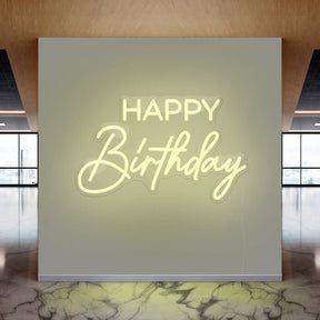 Happy Birthday Neon Sign