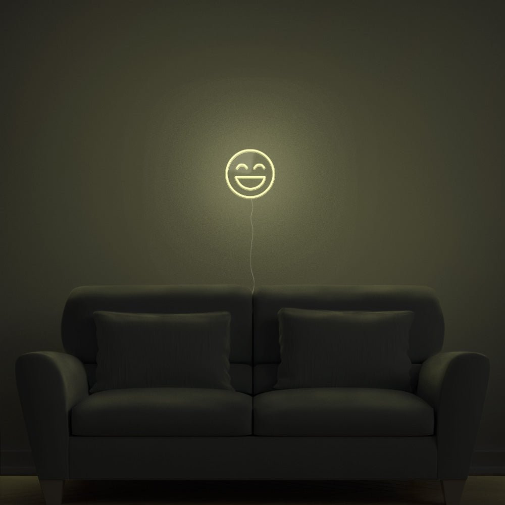 Happy Emoji Neon Sign