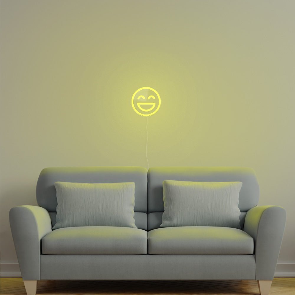 Happy Emoji Neon Sign