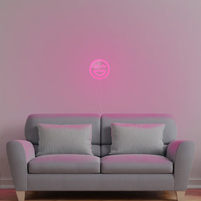 Happy Emoji Neon Sign