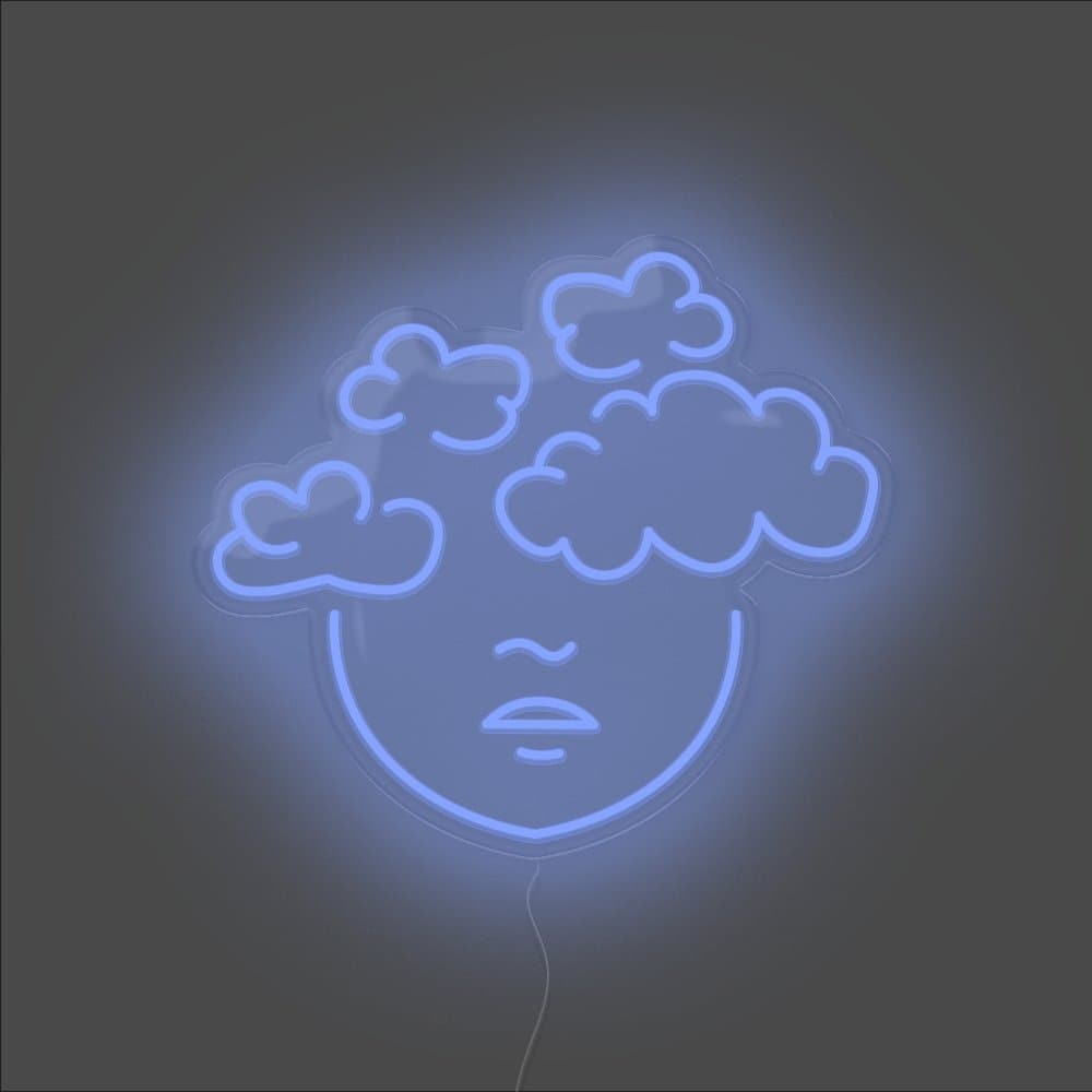 Head In The Clouds Neon Sign