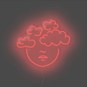 Head In The Clouds Neon Sign