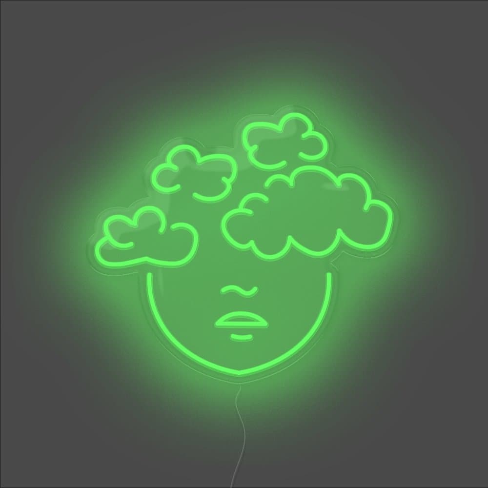 Head In The Clouds Neon Sign