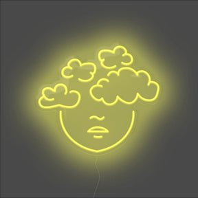 Head In The Clouds Neon Sign