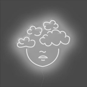 Head In The Clouds Neon Sign