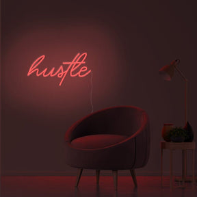 Hustle Neon Sign