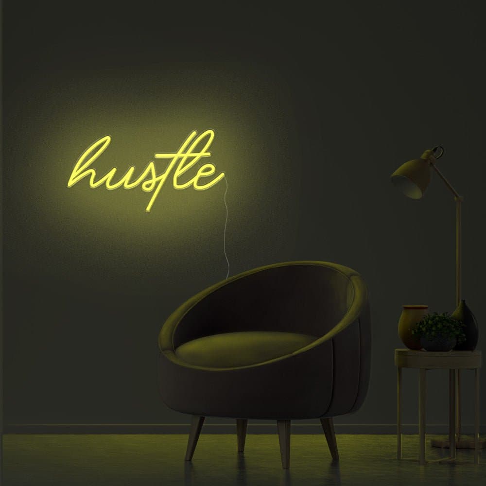 Hustle Neon Sign