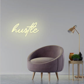 Hustle Neon Sign