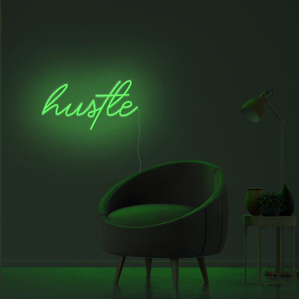 Hustle Neon Sign