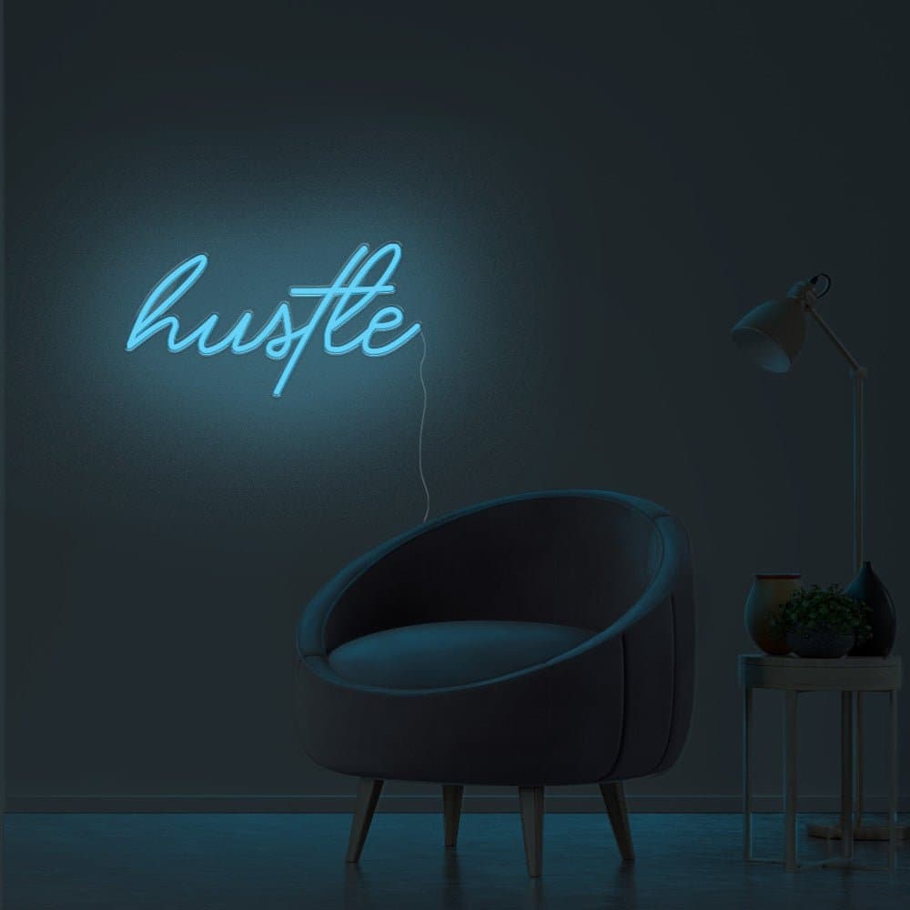 Hustle Neon Sign