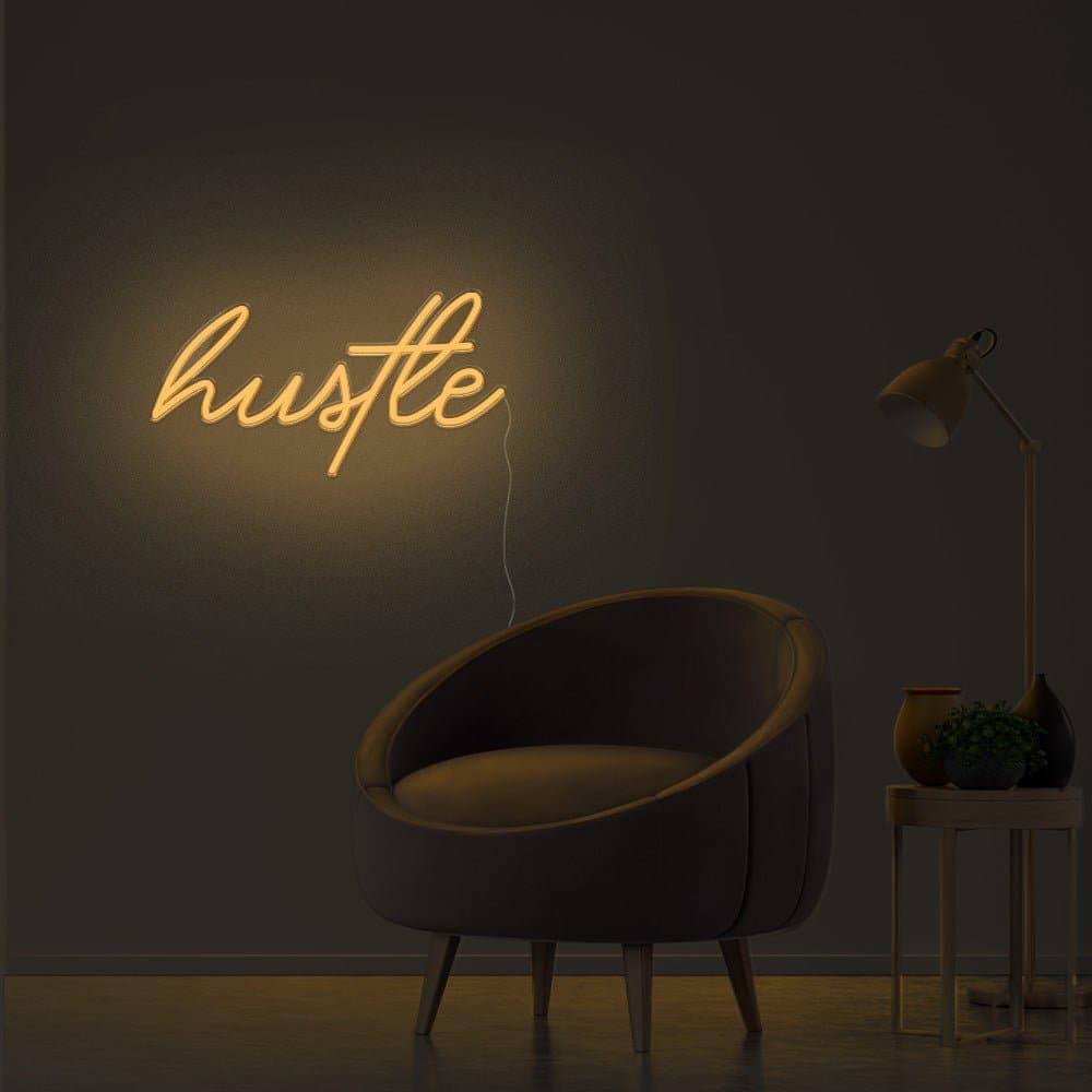 Hustle Neon Sign