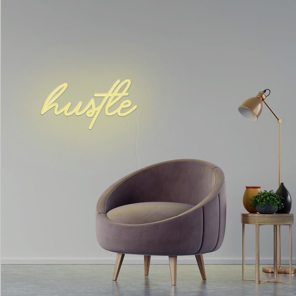 Hustle Neon Sign