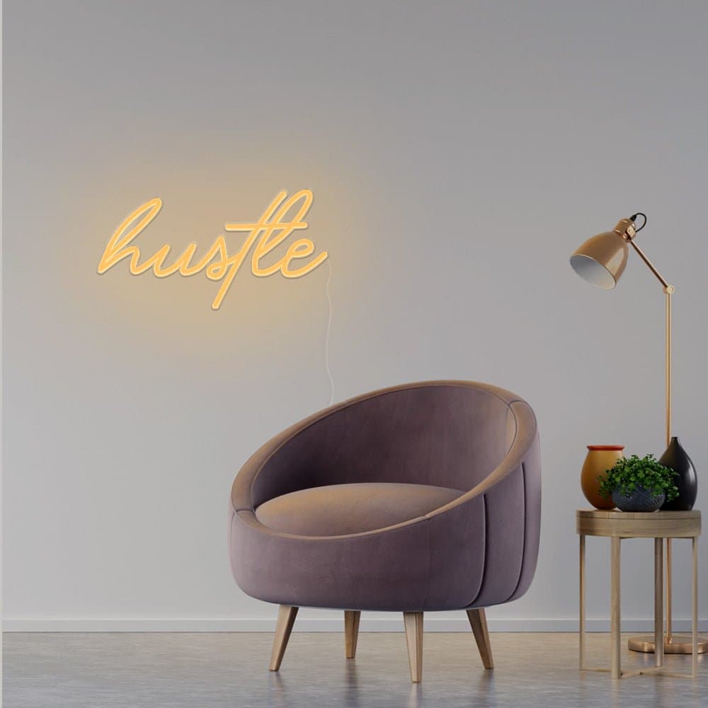 Hustle Neon Sign