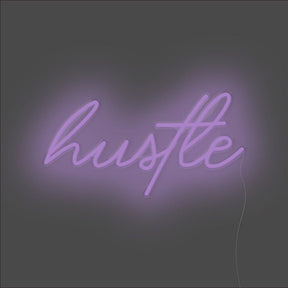 Hustle Neon Sign