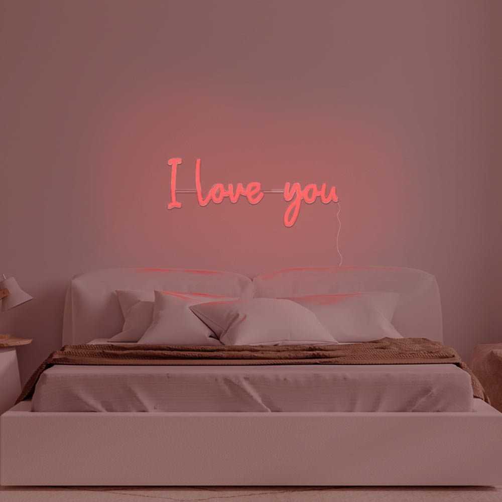 I Love You Neon Sign