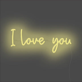 I Love You Neon Sign