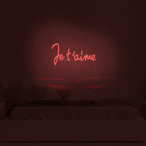 Je T'aime Neon Sign