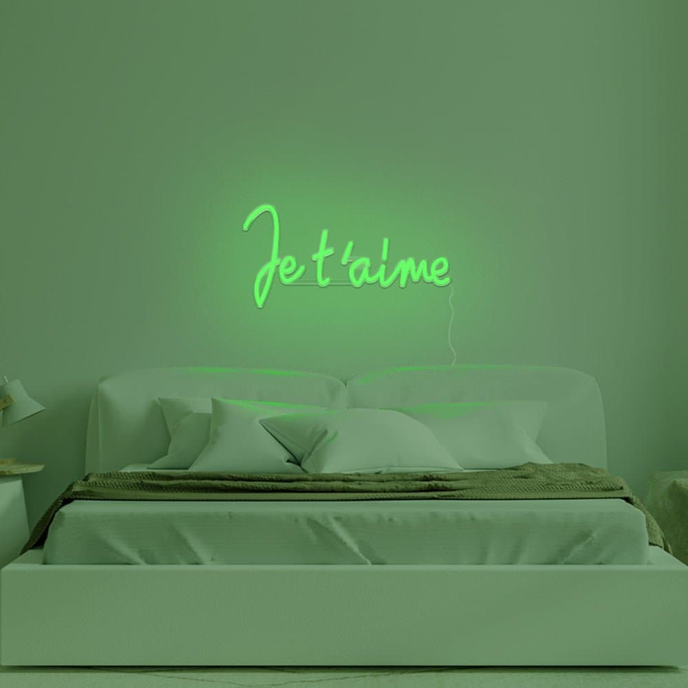 Je T'aime Neon Sign