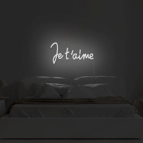 Je T'aime Neon Sign