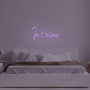 Je T'aime Neon Sign