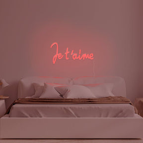 Je T'aime Neon Sign